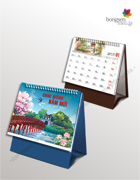 Lịch bàn gấp 2 - Di sản lễ hội đất Việt