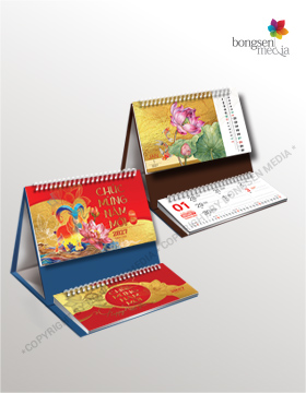 Lịch bàn gấp 3 - Hương tinh thức