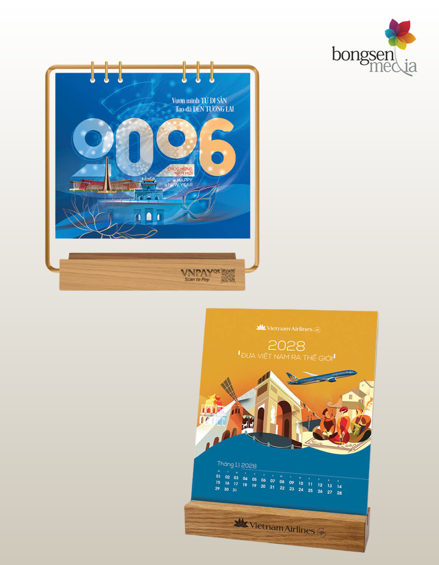 ĐẾ LỊCH BÀN GỖ 2026 ĐẶC BIỆT 02