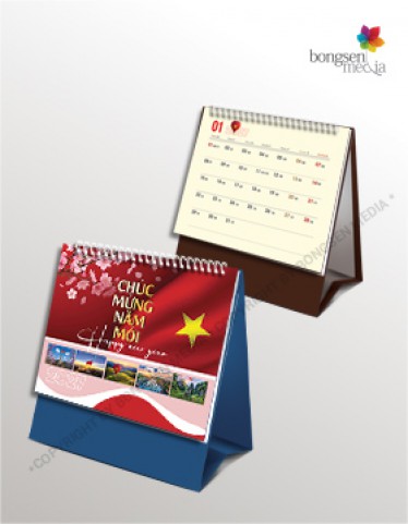 Lịch bàn gấp 2 - Việt Nam một dải vinh quang
