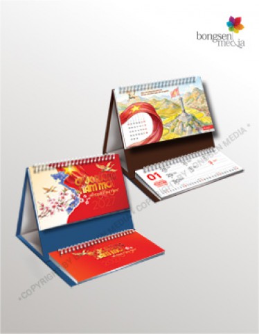 Lịch bàn gấp 3 - Sao sáng dẫn đường