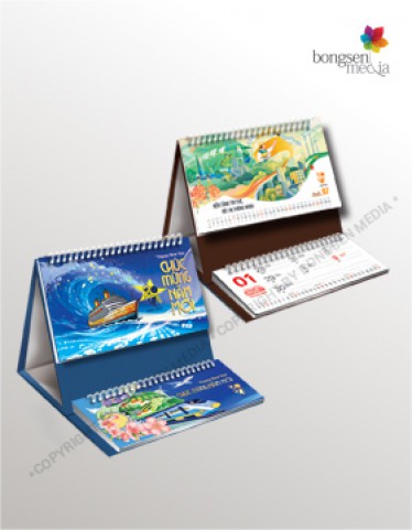 Lịch bàn gấp 3 - Bứt phá kỉ nguyên xanh