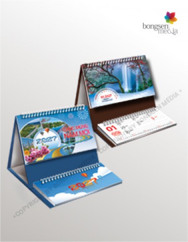 Lịch bàn gấp 3 - Rạng rỡ Việt Nam