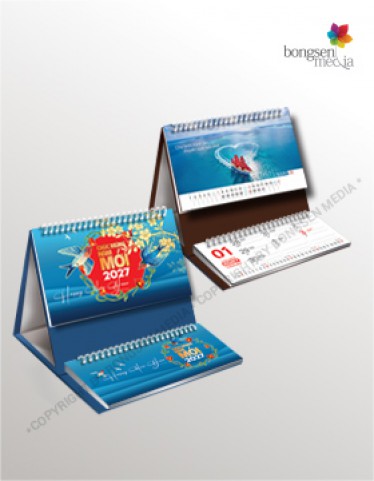 Lịch bàn gấp 3 - Nghệ thuật sống đẹp
