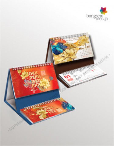 Lịch bàn gấp 3 - Tinh hoa Việt