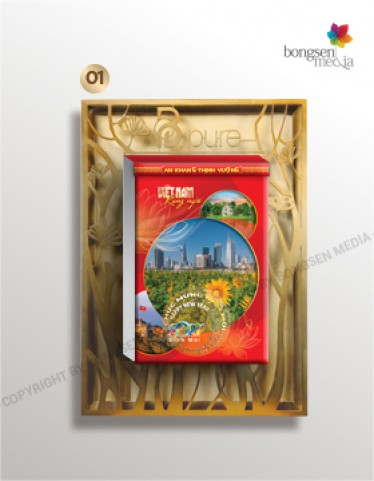Lịch khung hợp kim cao cấp 01