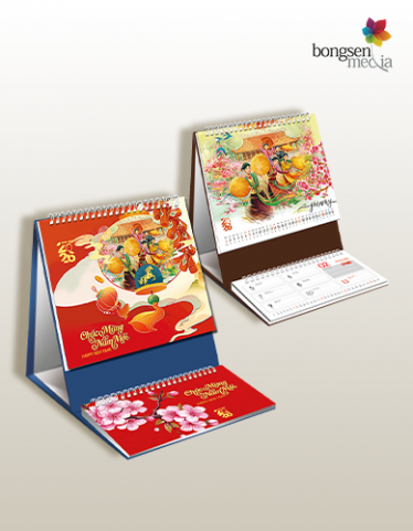 Lịch bàn gấp 3 - Rực rỡ Kỷ nguyên Xanh