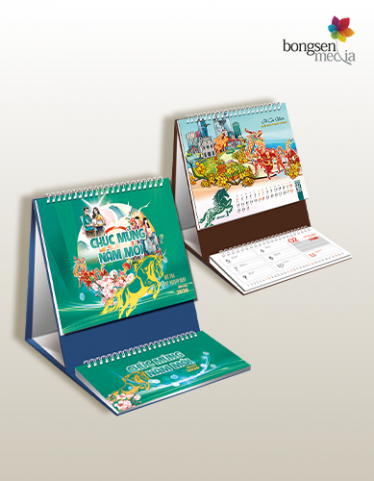 Lịch bàn gấp 3 - Bứt phá kỷ nguyên xanh