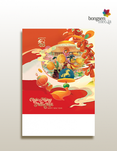 lịch treo tường XUÂN SANG CÁT TƯỜNG