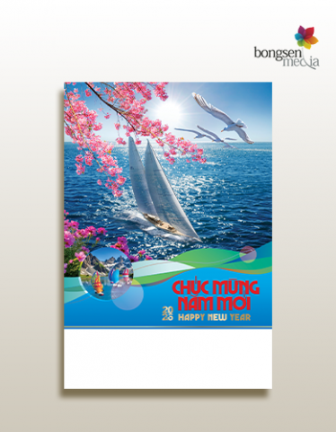 lịch treo tường RẼ SÓNG VƯỢT TRÙNG DƯƠNG