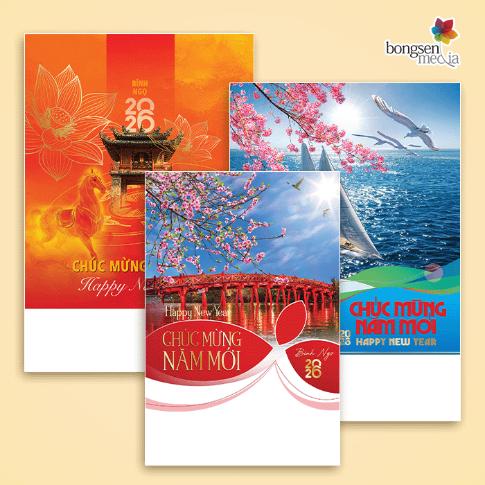 Lịch treo tường Tết 2026